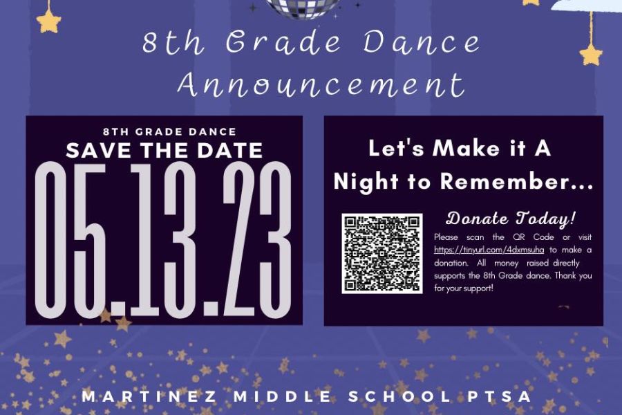 Save-the-date 8th Grade Dance!