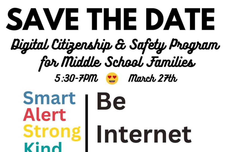 Digital Citizenship & Safety Program 3/27 530-7pm